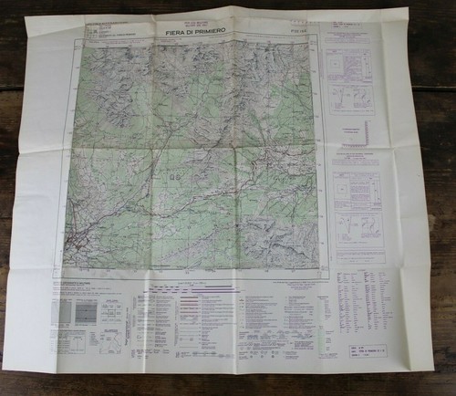 Carta topografica fiera - fiera, di