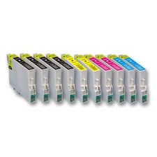 10 cartucce inchiostro stampante per Epson Stylus SX110 SX115 SX200 SX210 SX415 SX417