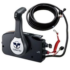 Tohatsu MFS40A MFS50A TLDI Power Trim scatola telecomando fuoribordo chiavi e cordino