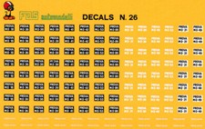 DECALS 1/43   TARGHE PROVA