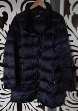 Piumino donna lungo blu ea7 - piumino,