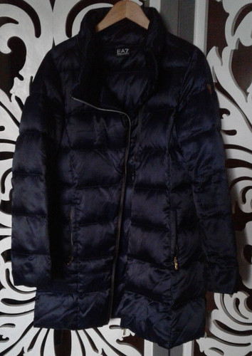 Piumino donna lungo blu - donna, ea7