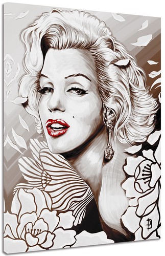 Quadro moderno marilyn - quadro,