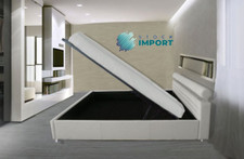 LETTO MATRIMONIALE IN ECOPELLE