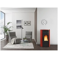 Stufa a Pellet Idro RAFFAELLA H15 Bordeaux – 20,7 kW – La Nordica Extraflame – R