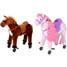 HOMCOM Cavallo a Dondolo con