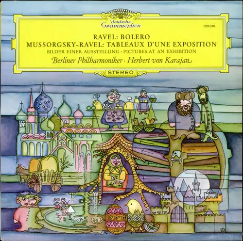 Deutsche grammophon ravel - lp,