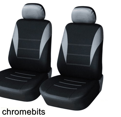 Black grey seat covers for - black,