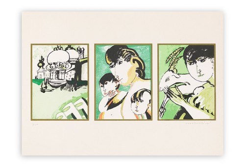 Litografia remo brindisi x - remo,
