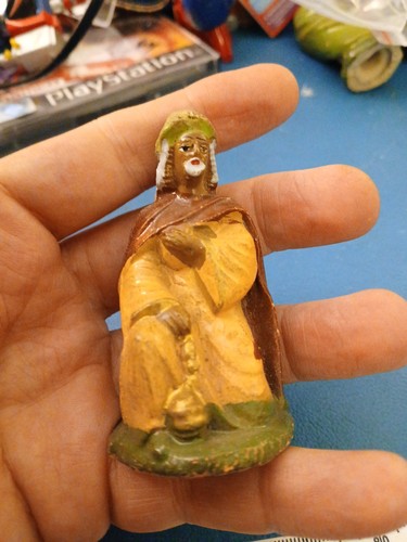 Personaggio presepe vintage - presepe,