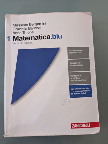 Matematica blu vol 1 - vol.,