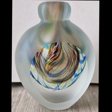 Vtg Andrew Shea Art Glass