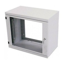 Armadio Rack 19'' a muro 10 unità prof. 400 Grigio Assemblato