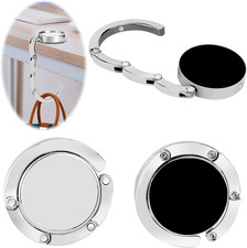 Set 2X Gancio Borsa Da Tavolo, Porta Borsa Da Tavolo Appendi Borsa in Alluminio 