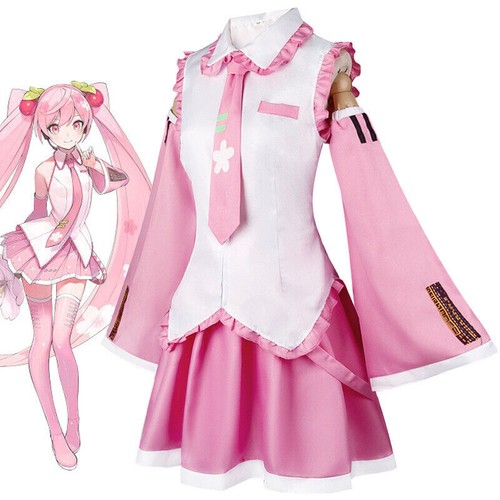 Cosplay anime rosa hatsune - cosplay,