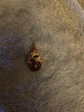 Ciondolo antico viola