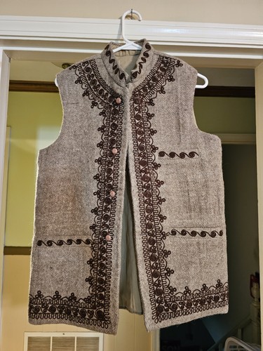 Gilet vintage pakistano lana