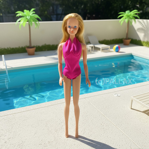 Barbie 7382 costume bagno - costume,
