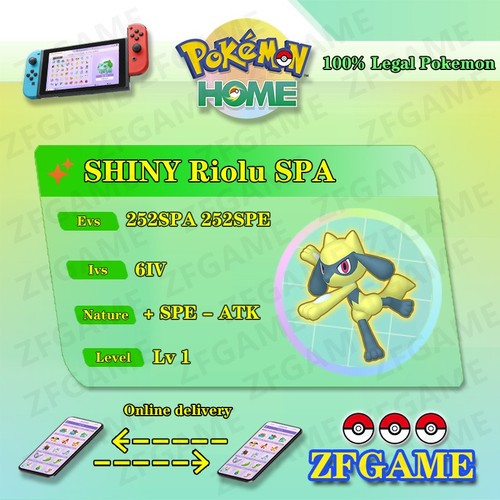 6iv shiny riolu spa - shiny,