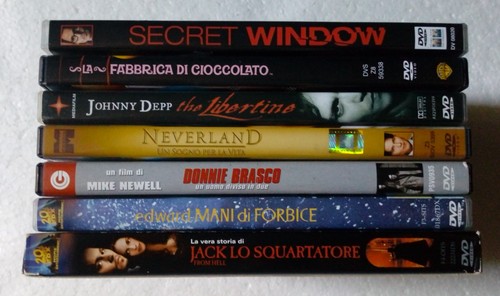 Lotto dvd johnny - johnny, depp