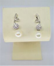 ORECCHINI ORO BIANCO PERLA