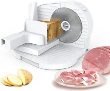 Affettatrice 150W da cucina per carne salumi lama acciaio.Spessore 0-15mm taglio