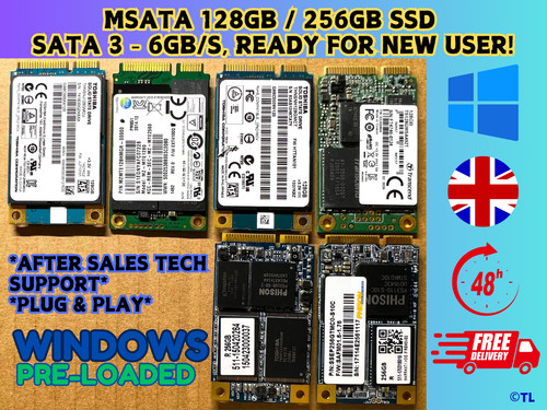 Msata ssd 128gb - 128gb, 256gb