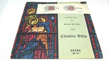 7" 45 GIRI CLAUDIO VILLA AVE MARIA DI SHUBERT – CETRA - DISCO VINILE LP