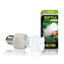ExoTerra UVB100 13W E27 – Lampada Repti Glo Compact 5.0 Tropicale