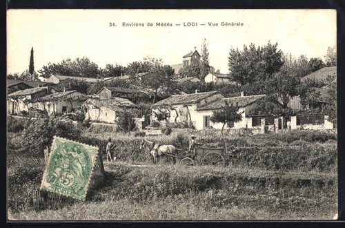 Cpa lodi médéa vue - lodi, /médéa,