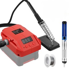 URUN Set saldatore a batteria per Einhell 18 V, 60 W, LCD regolabile, (R9L)