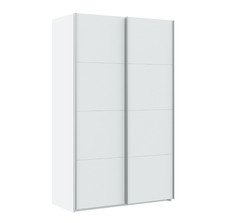 Armadio 120x60x200h cm con 2 ante scorrevoli bianco opaco - Perugia