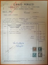 CUNARDO 1937 - FATTURA SU