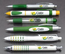 Lotto 6 PENNE Cialis diverse Drug Rep Farmaceutica Promo Pubblicità Medica