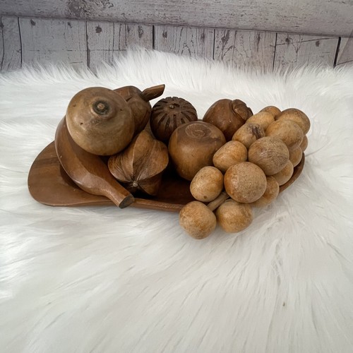 Fruttiera legno vintage - in,