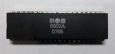 CPU MOS 6502A Microprocessore Chip per Commodore / Apple Nuovo New Old Stock