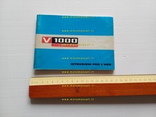 Moto Guzzi V1000 I-Convert (Idroconvert) 1981 manuale uso manutenzione originale