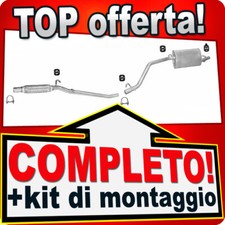 Scarico Completo per FIAT PANDA I (141) 900 0.9 40CV 1992-2003 Marmitta