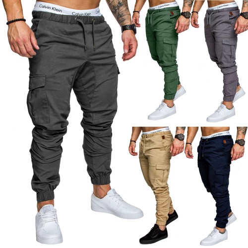 Pantaloni uomo cargo jogger