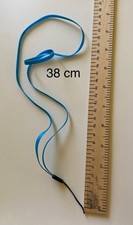 Laccio Porta Badge blu blue cord azzurro turchese celeste