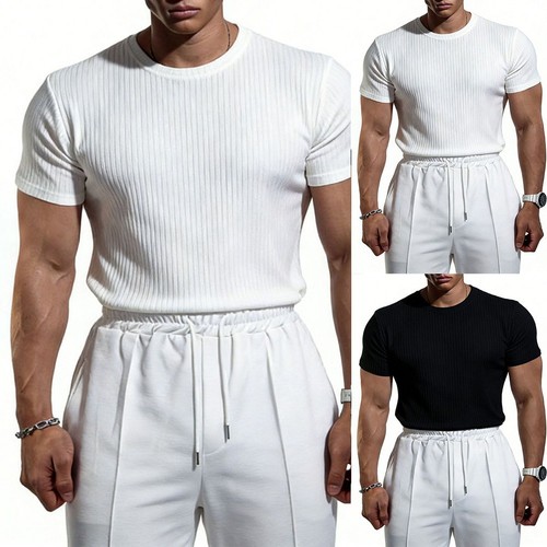 Shirt girocollo slim fit - slim, per