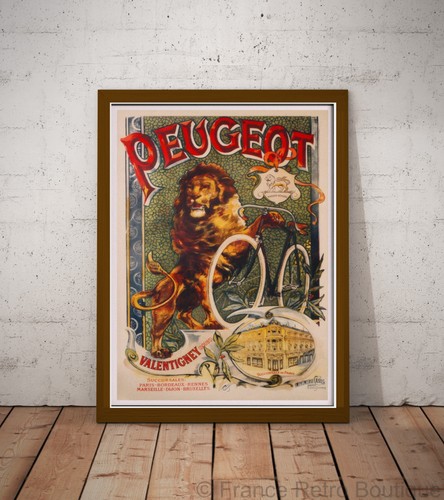 Poster velo peugeot achille - velo,