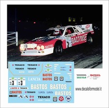 DECALS 1:18 LANCIA 037 BASTOS
