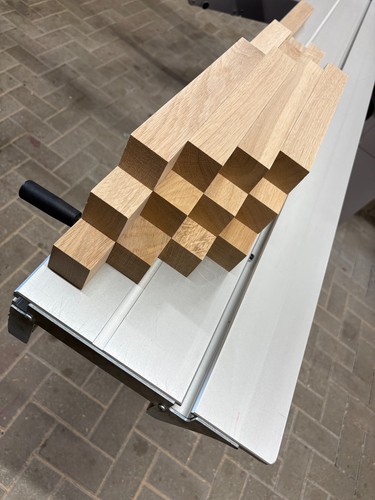 Listello quadrato rovere - , 40x40