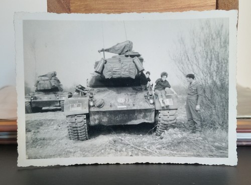 Foto antica carro armato m24 - foto,