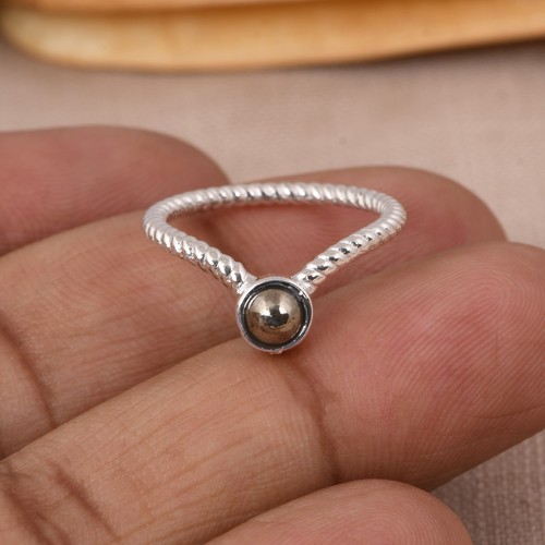 Anello argento pirite - pirite, naturale