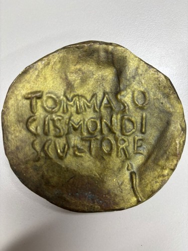 Medaglia bronzo firmata - medaglia,
