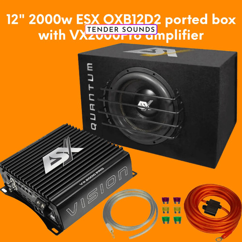 Subwoofer 2000w box esx - subwoofer,