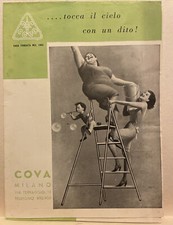 Pubblicità Cova Mobili Milano  Illustratore Gino Boccasile