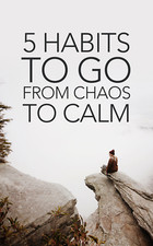 Habits from chaos to - 5,
